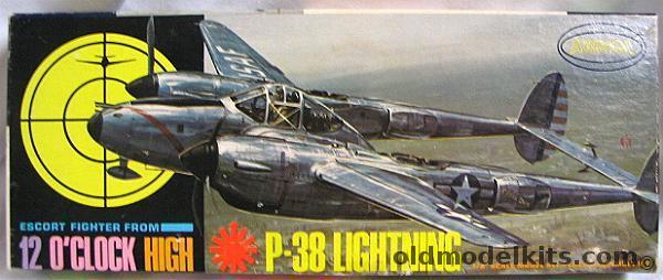 Aurora 1/48 12 Oclock High P-38, 346-130 plastic model kit